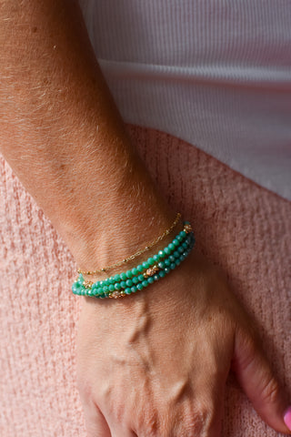 Turquoise Wrap Necklace & Bracelet