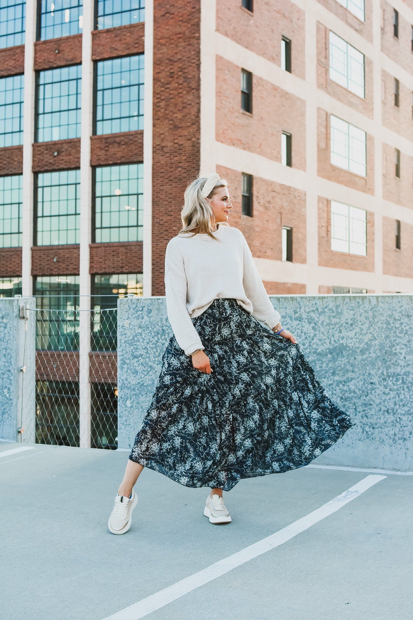 Honor Floral Maxi Skirt