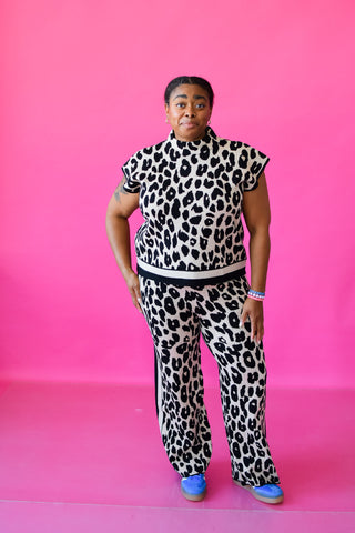 Kira Leopard Lounge Set