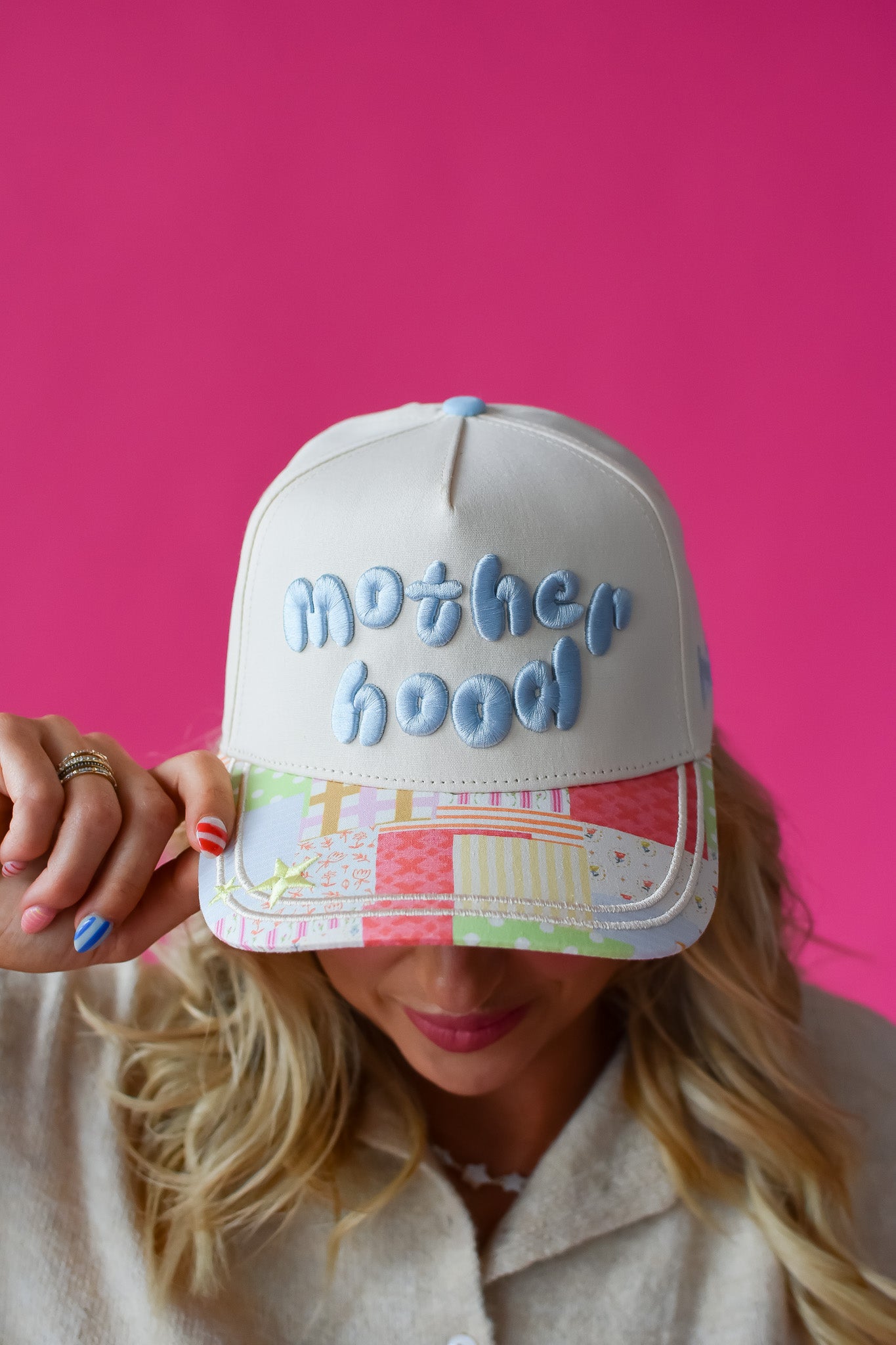 Motherhood Trucker Hat - Patchwork