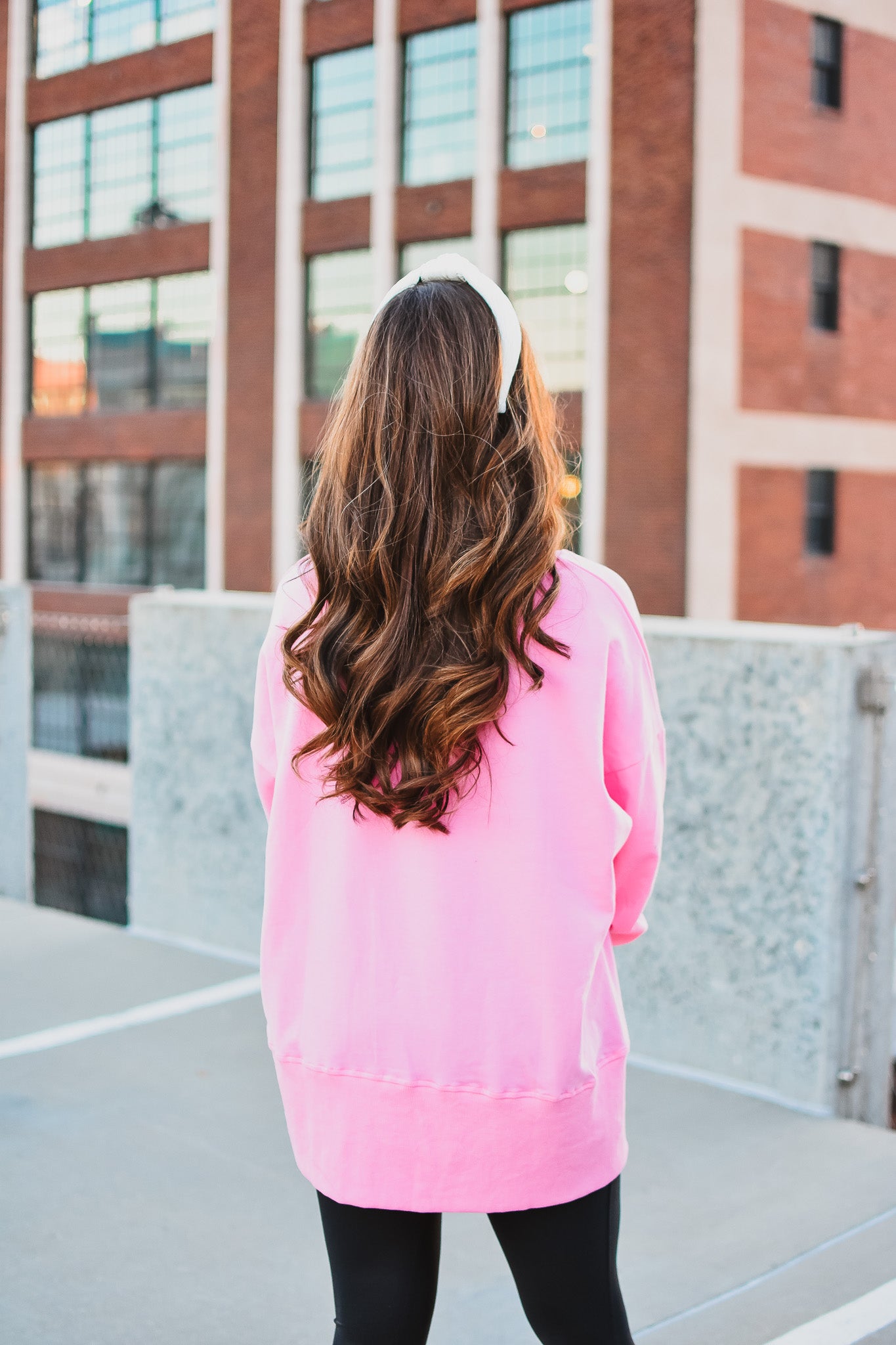 Candy Cane Pink Pullover