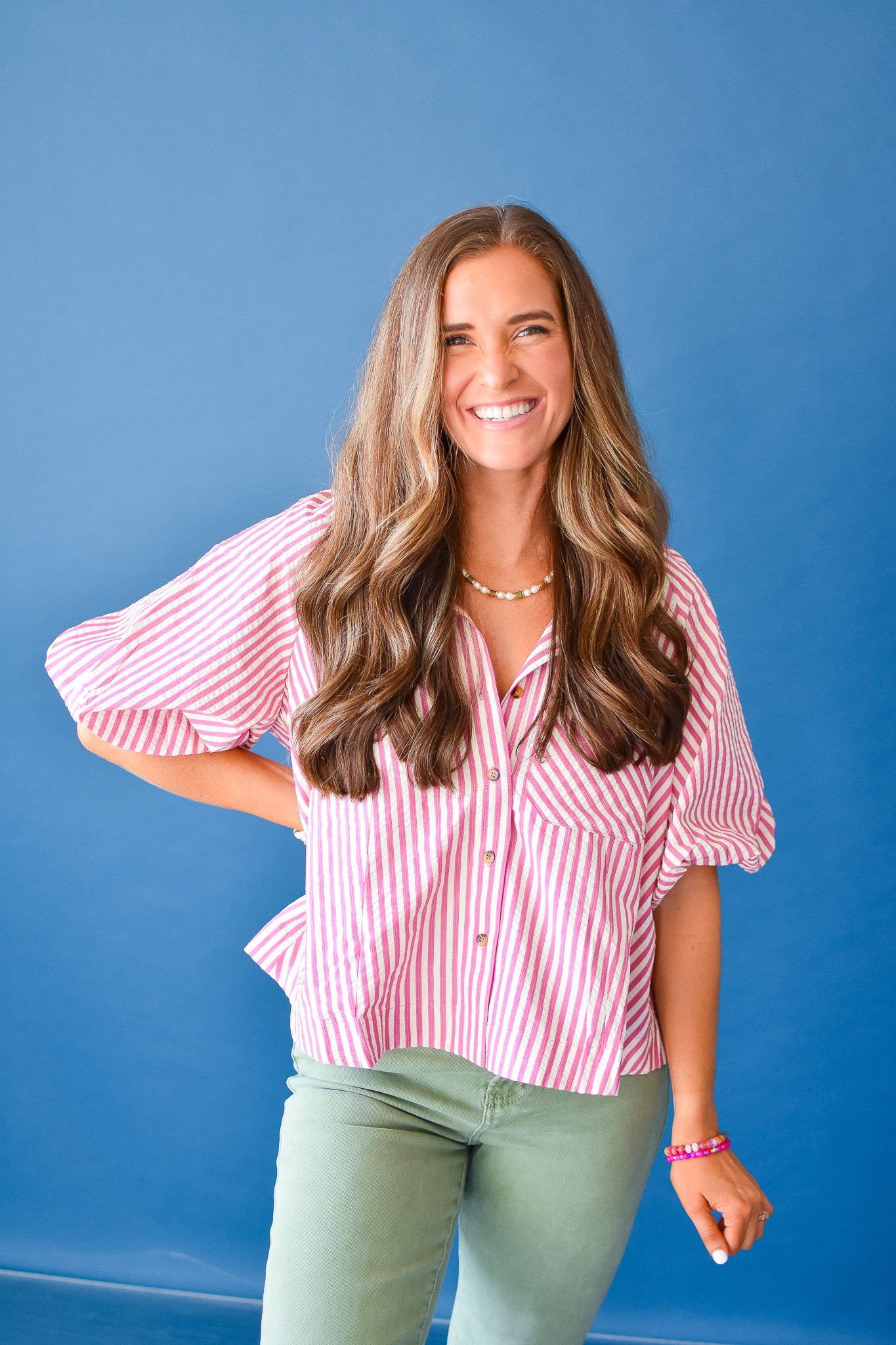 Kayli Striped Top