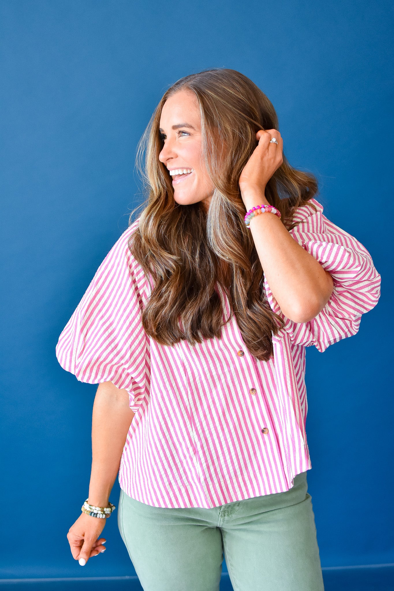 Kayli Striped Top