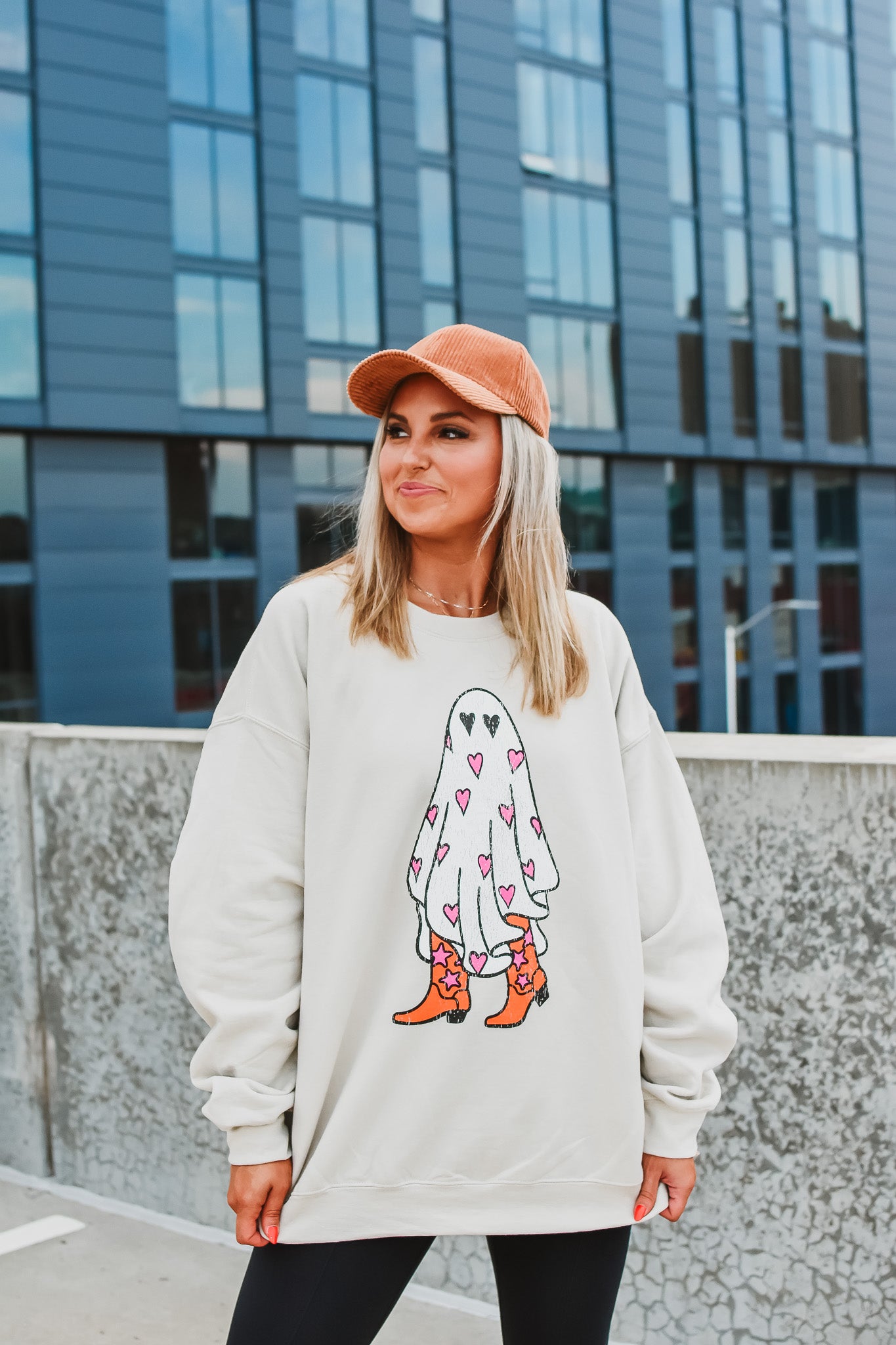 Boo in Boots Crew Neck Sweatshirt - RESTOCK