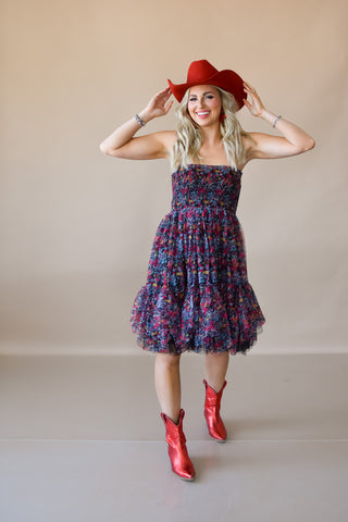 Quinn Tulle Floral Dress