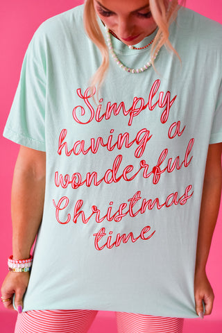 Simply Having a Wonderful Christmas Time Tee