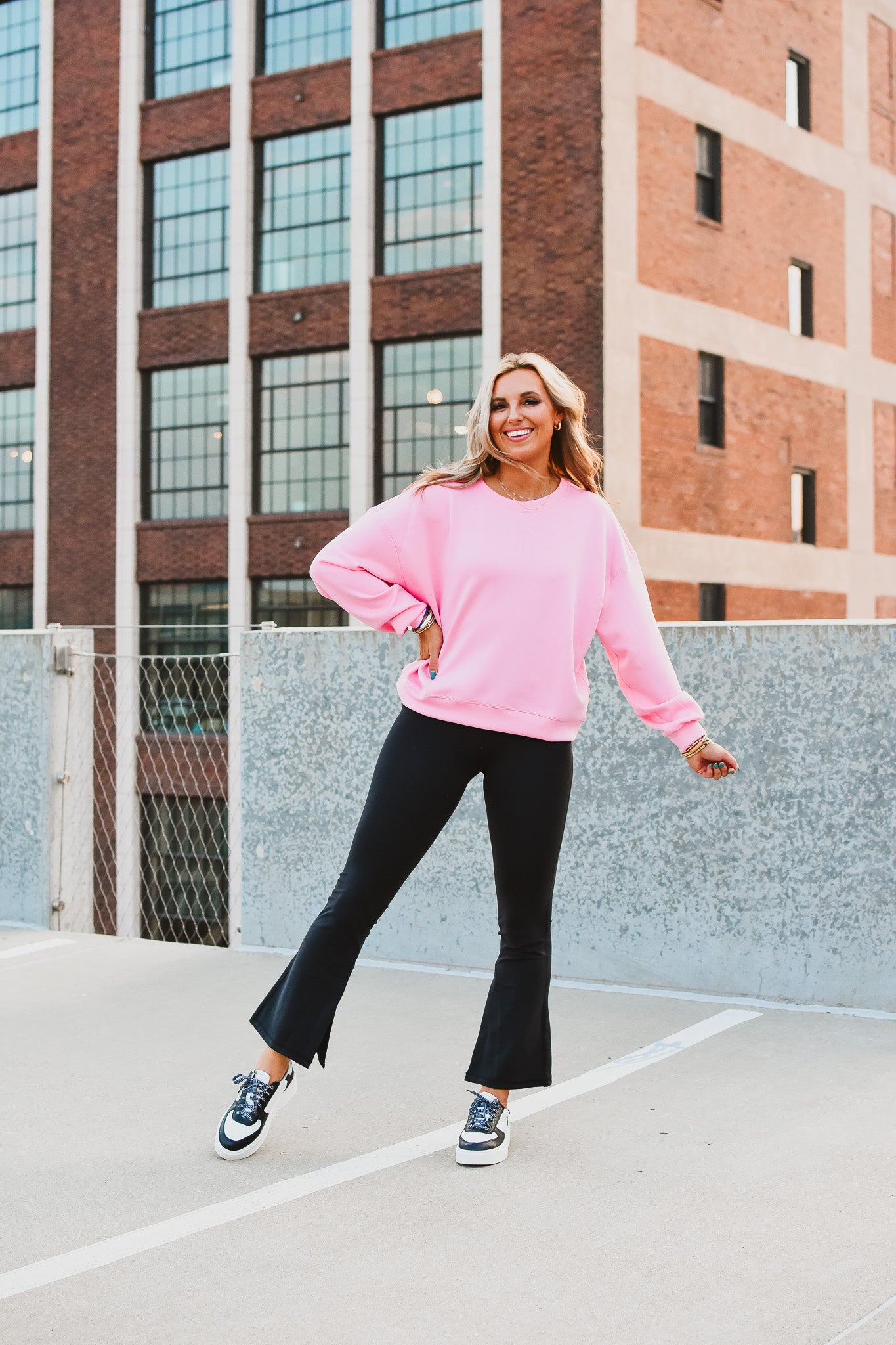 Leonora Sweatshirt in Pink