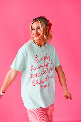 Simply Having a Wonderful Christmas Time Tee