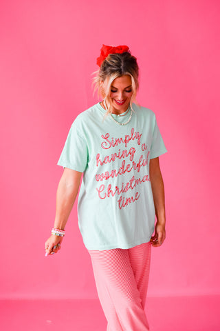 Simply Having a Wonderful Christmas Time Tee