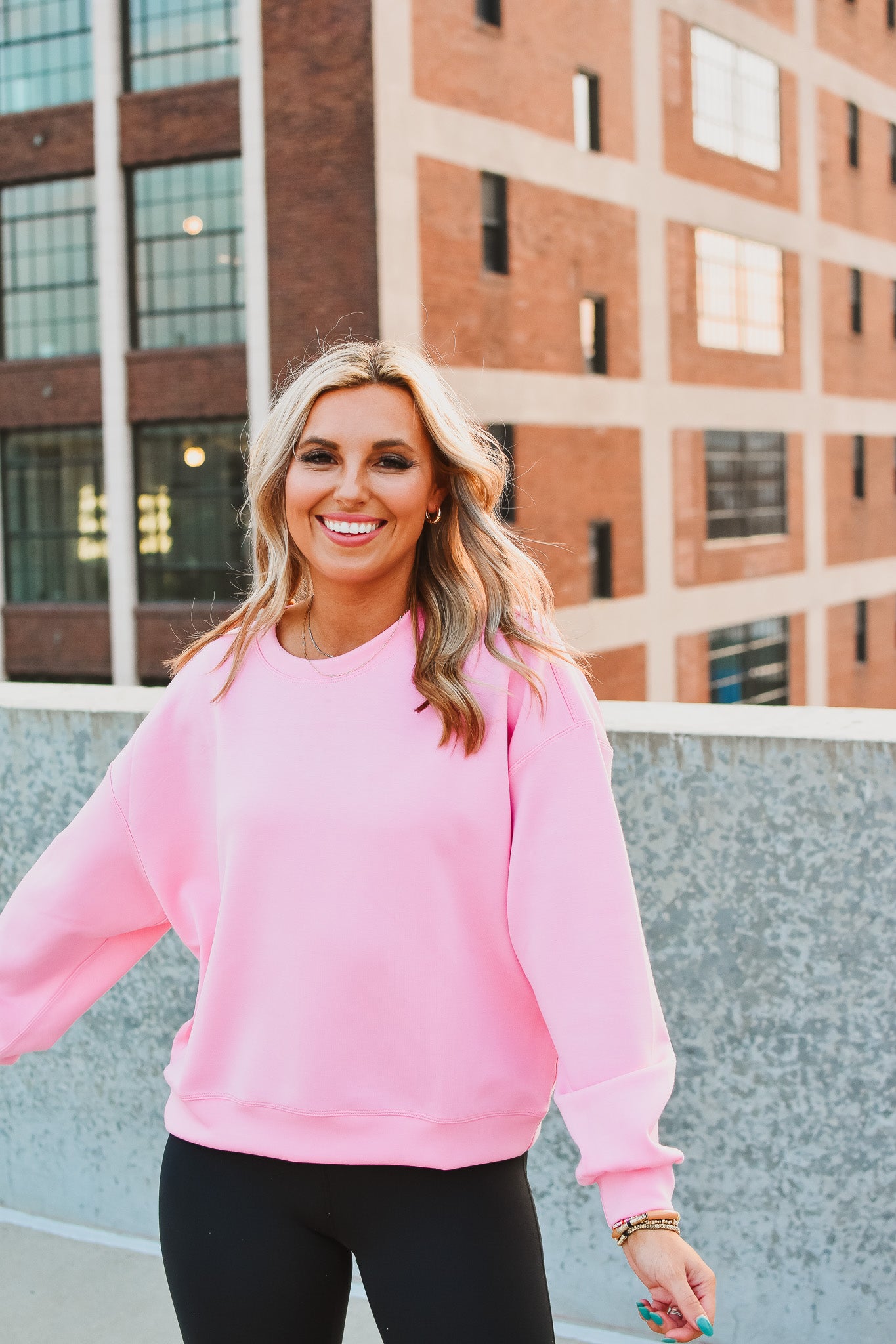 Leonora Sweatshirt in Pink