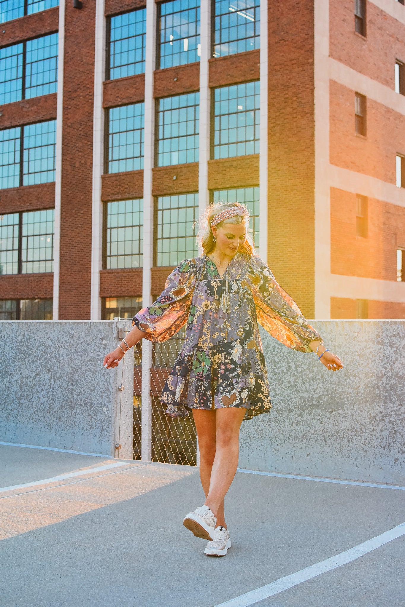 Christa Floral Mini Dress -RESTOCK