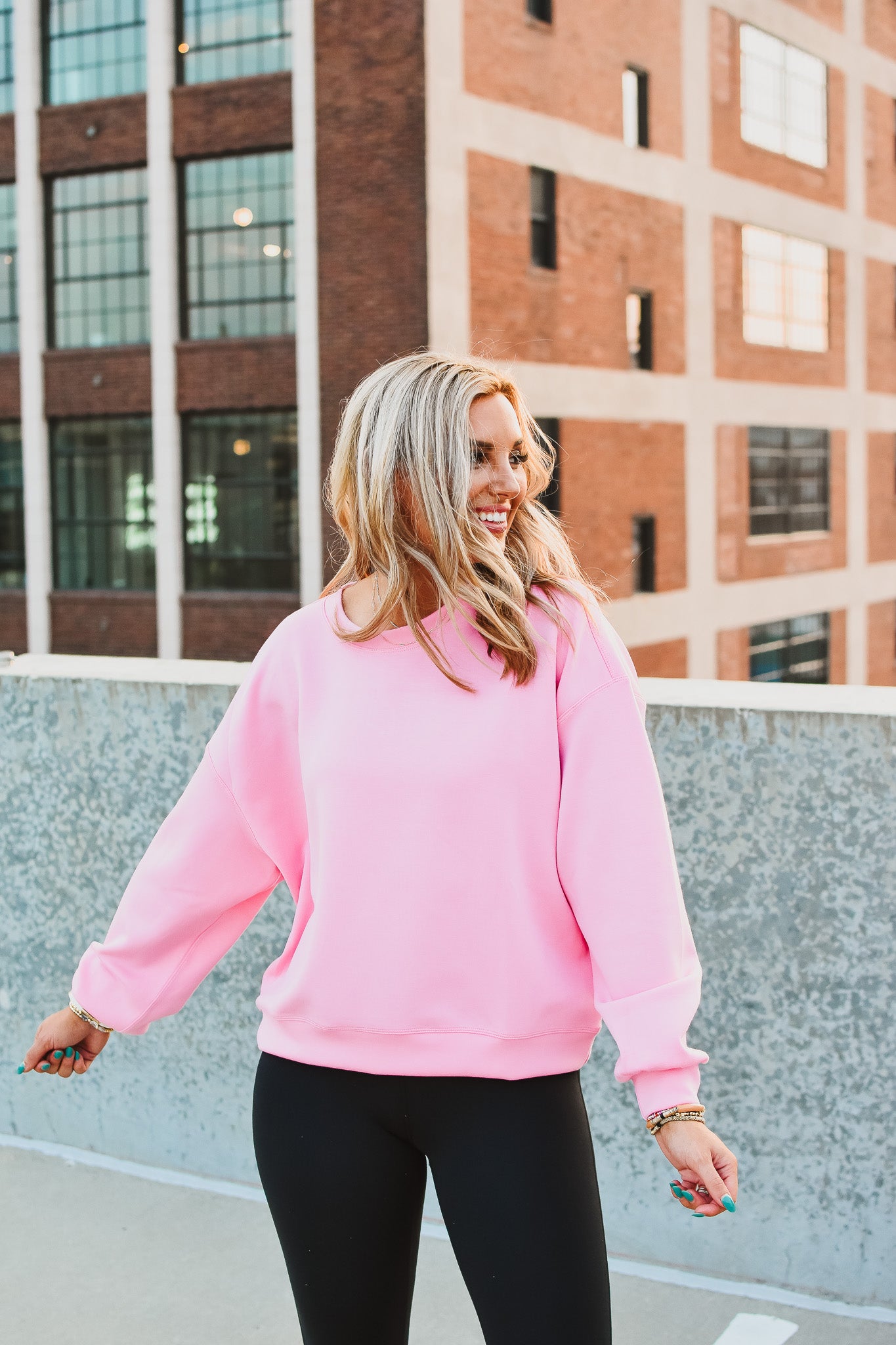Leonora Sweatshirt in Pink
