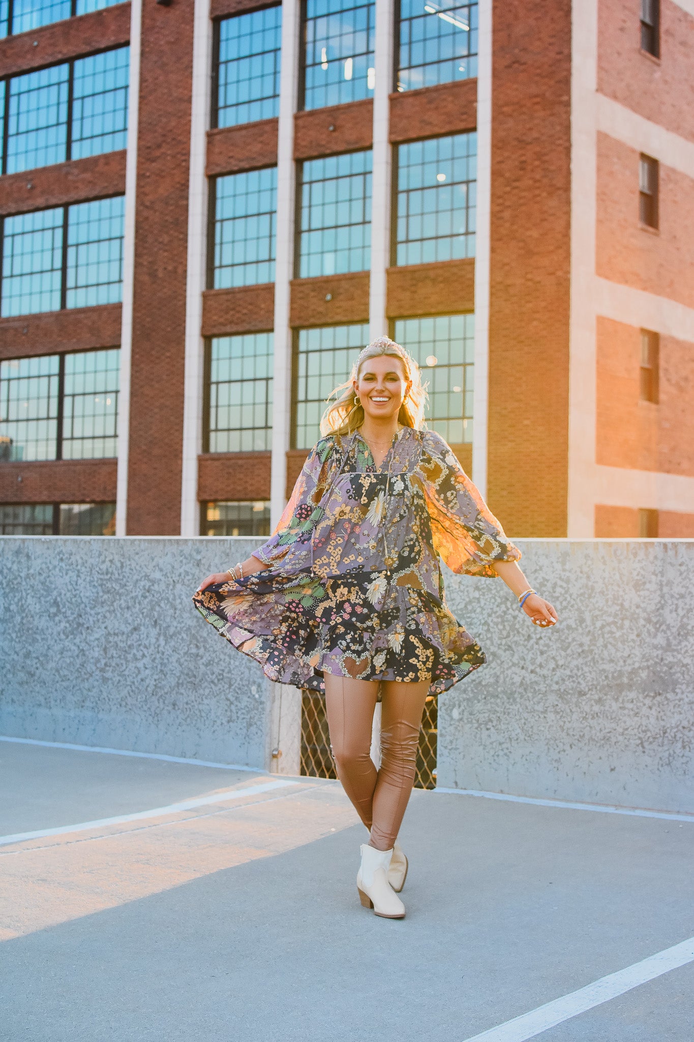 Christa Floral Mini Dress -RESTOCK