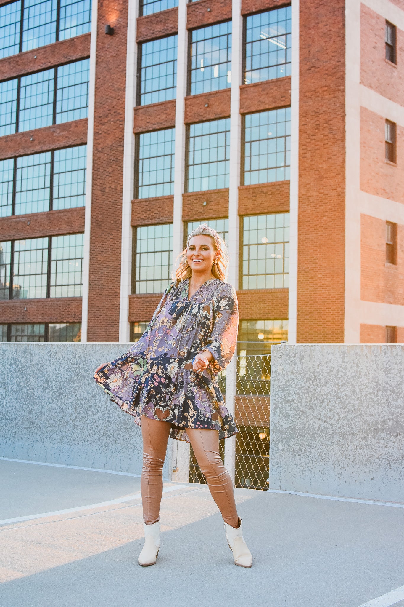 Christa Floral Mini Dress -RESTOCK