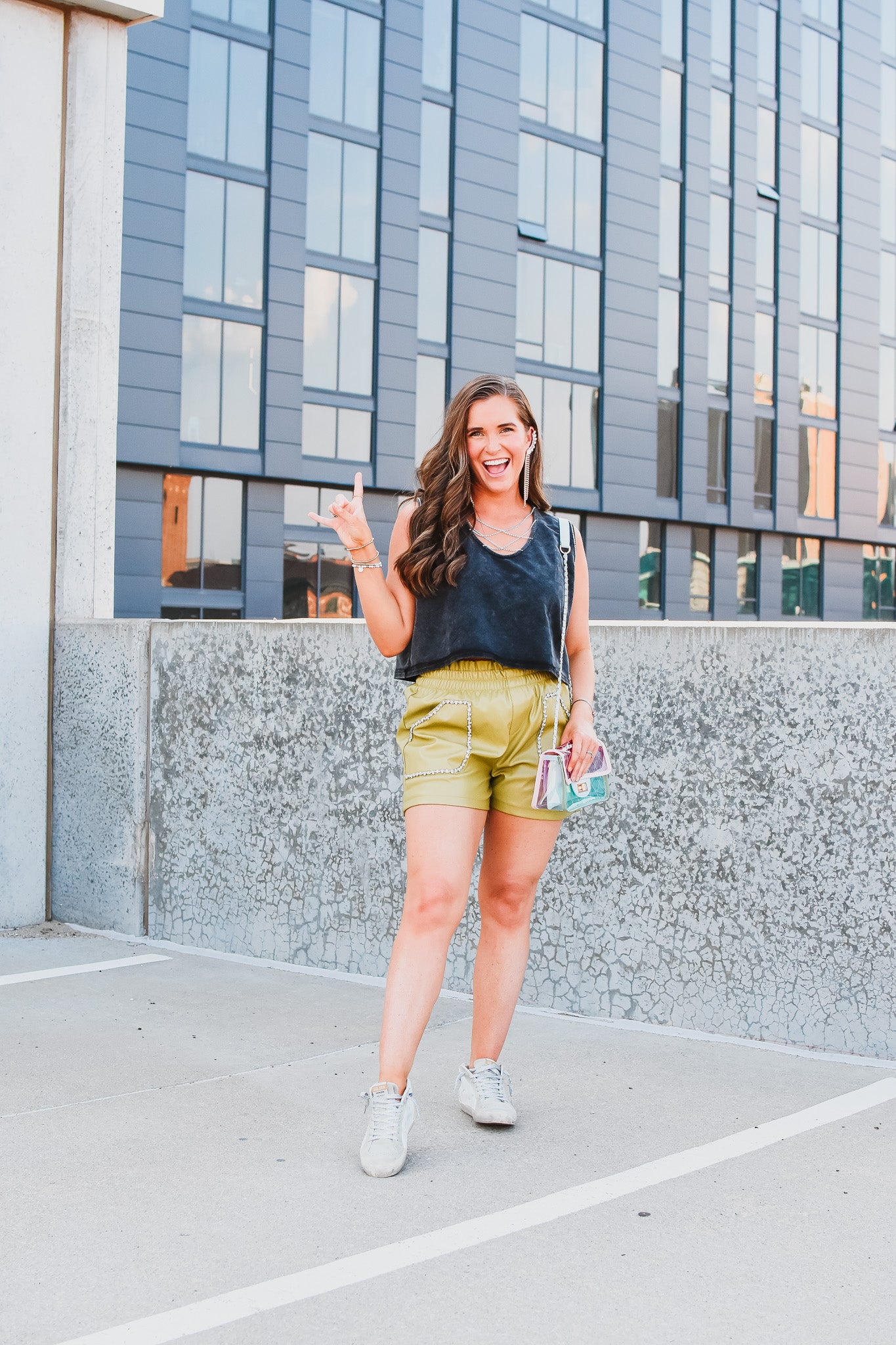 Kori Leather Shorts