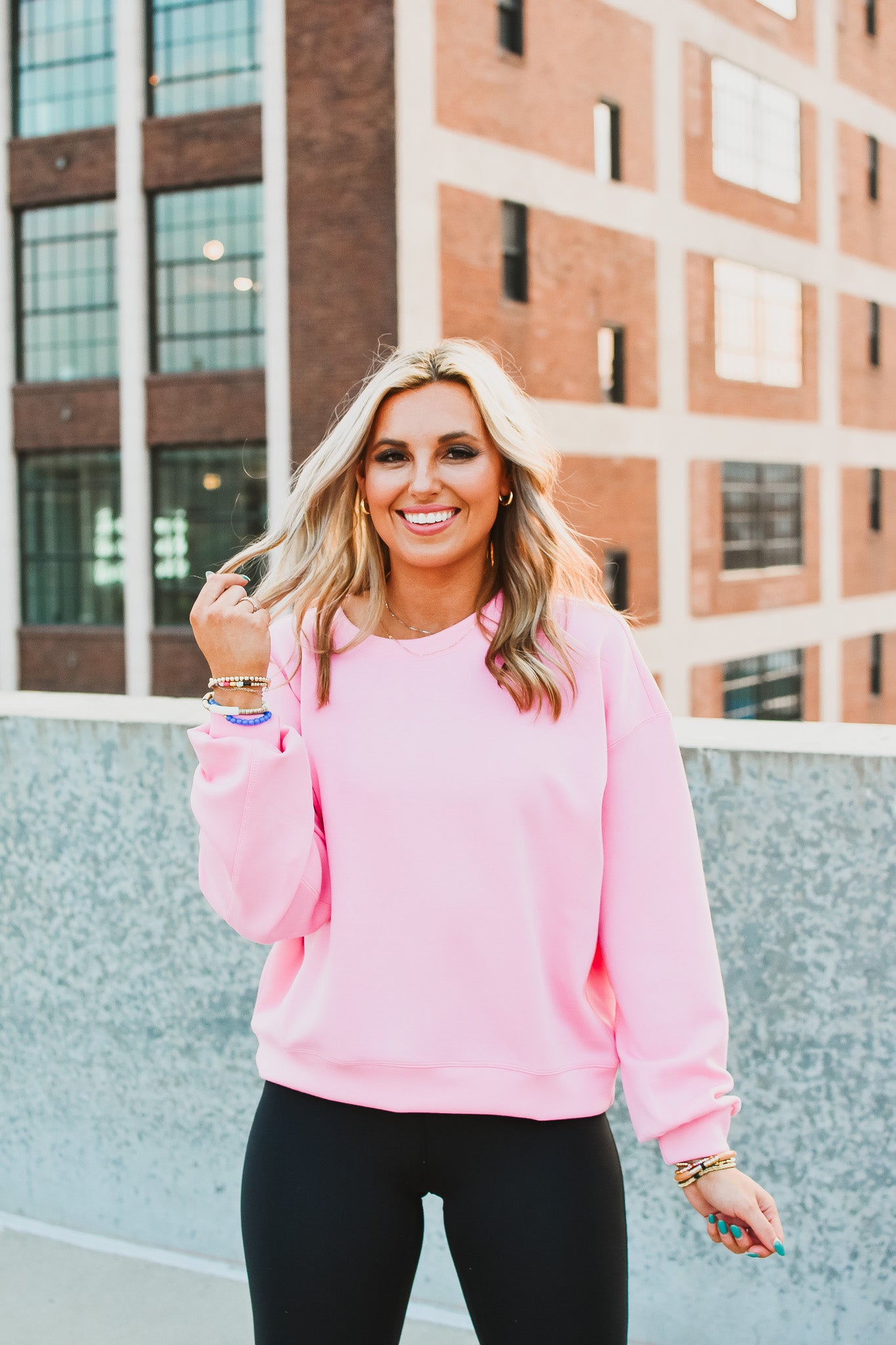 Leonora Sweatshirt in Pink