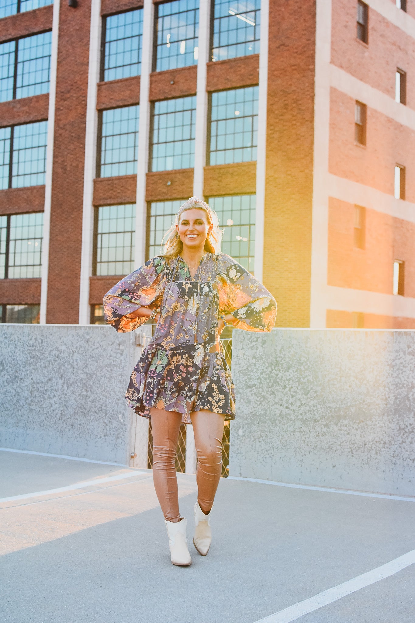 Christa Floral Mini Dress -RESTOCK