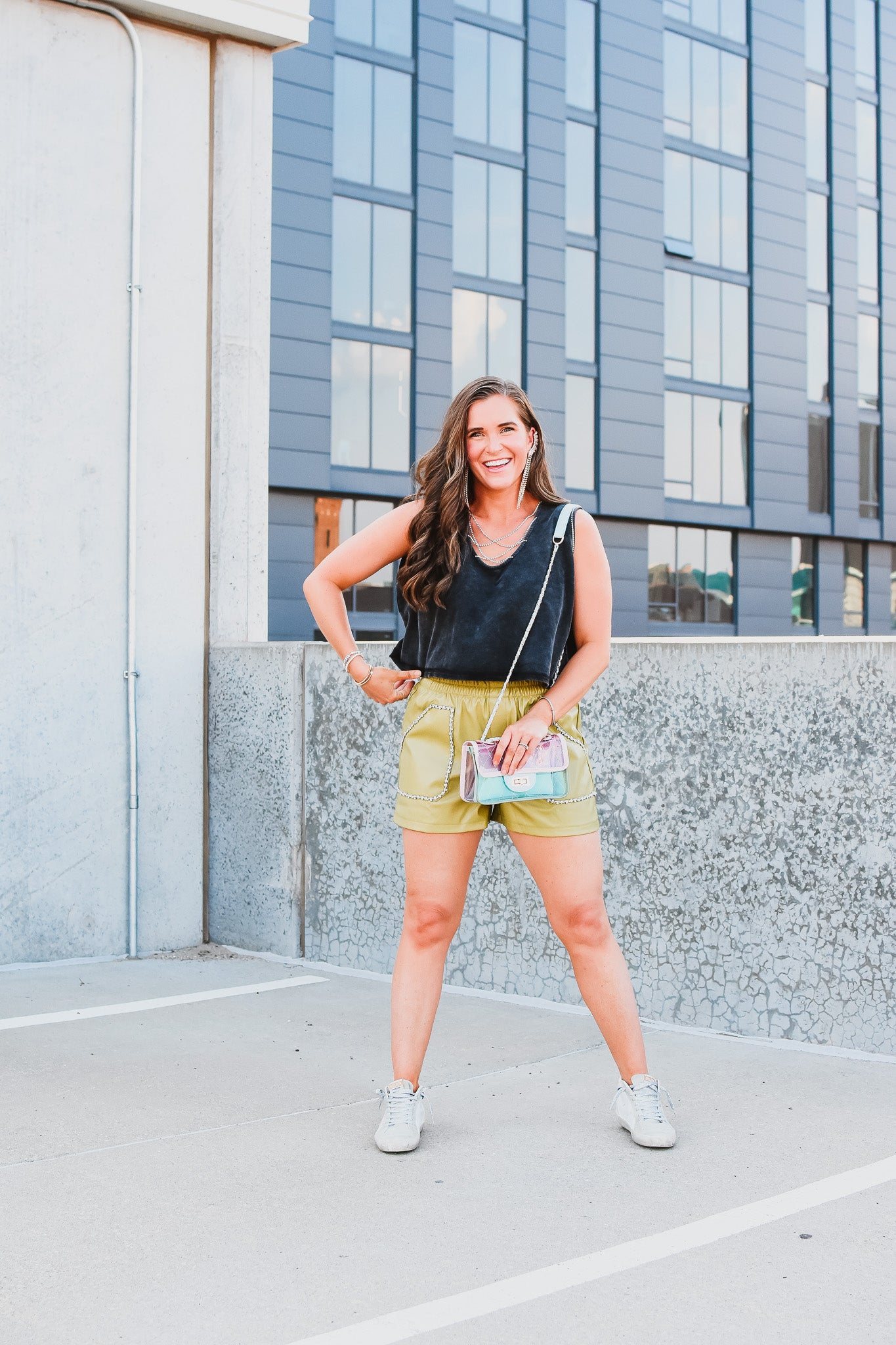 Kori Leather Shorts