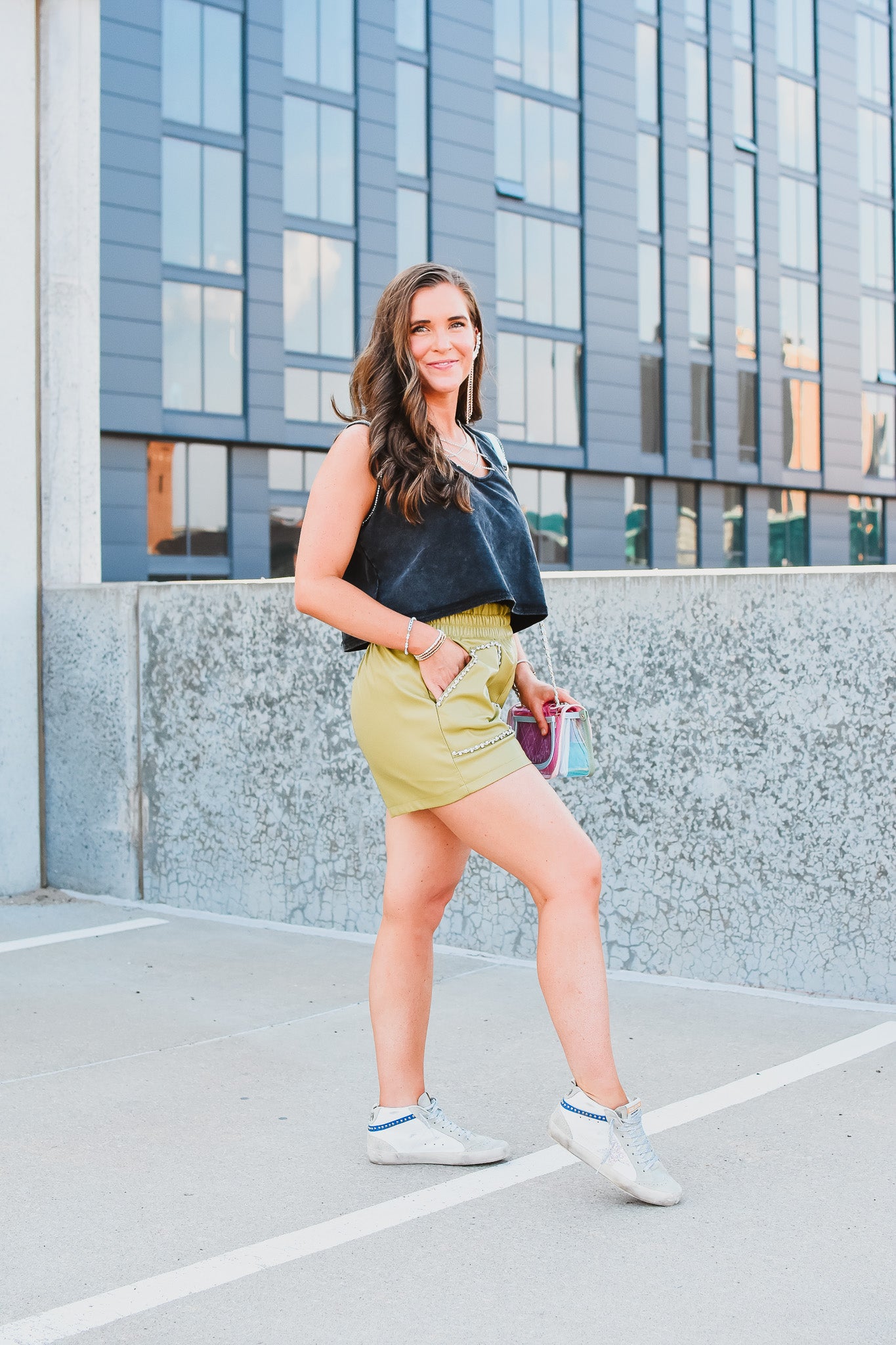 Kori Leather Shorts