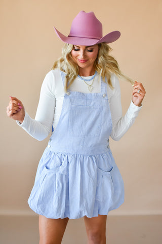 Kelsea Bubble Overall Dress