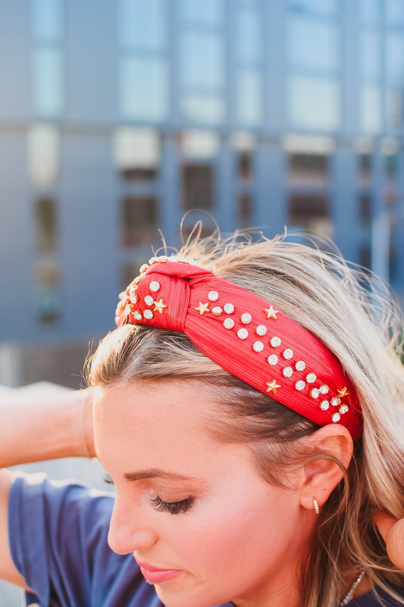 Metallic Red Headband