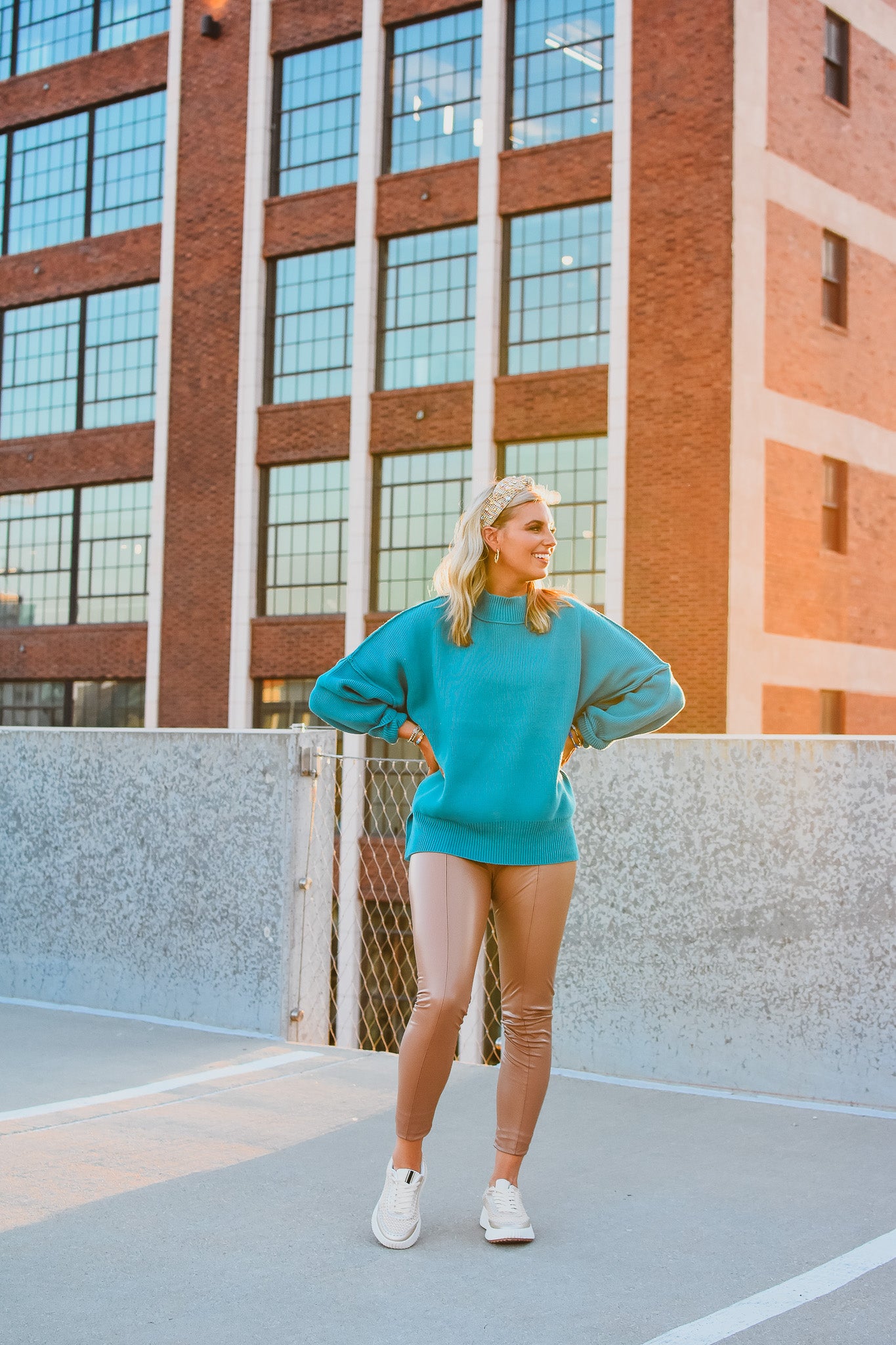 Bradie Sweater in Teal