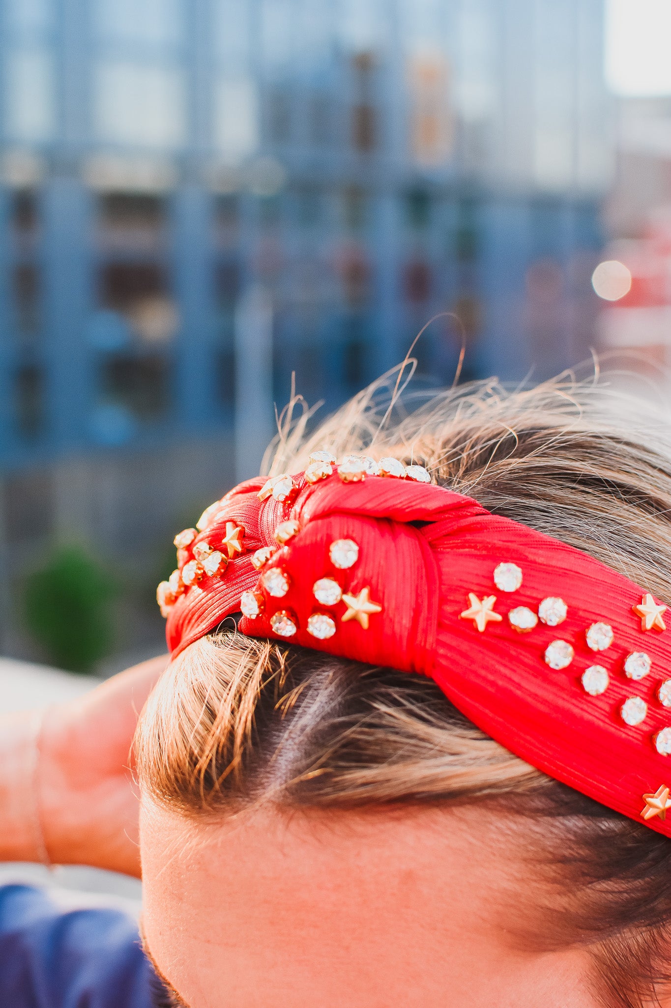 Metallic Red Headband
