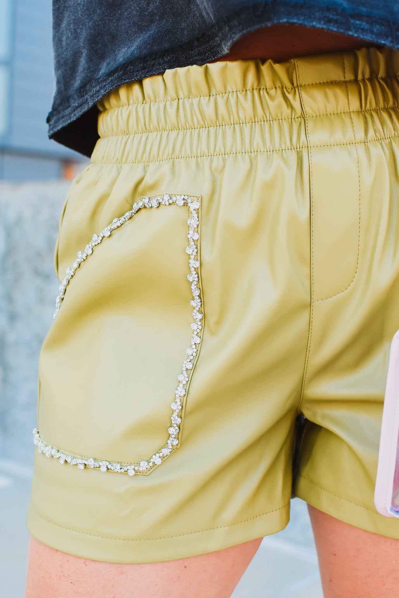 Kori Leather Shorts
