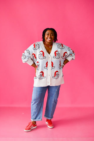 Santa Oversized Cardigan - RESTOCK