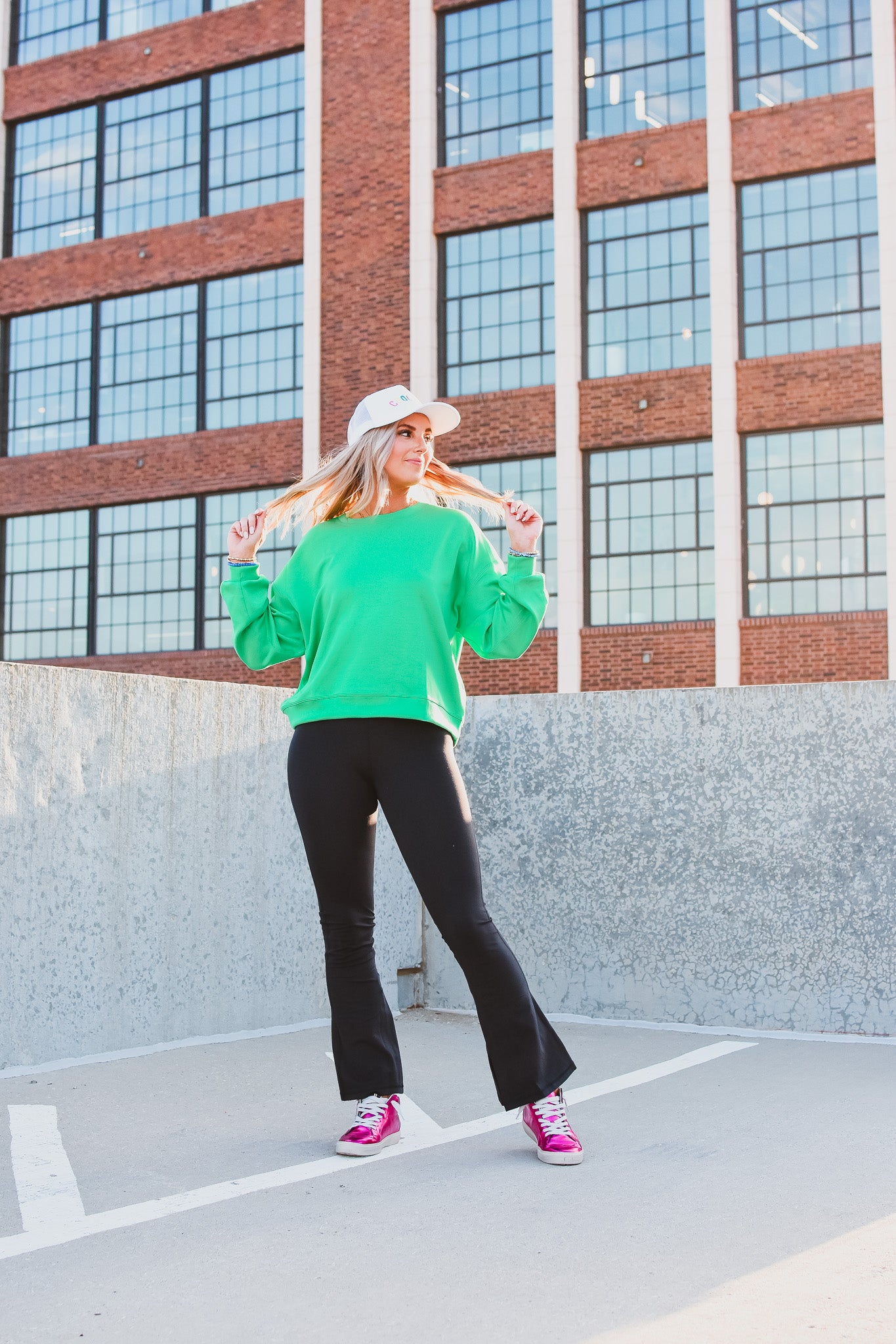 Leonora Sweatshirt in Green