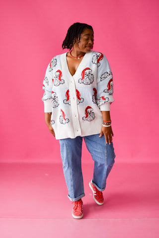 Santa Oversized Cardigan - RESTOCK