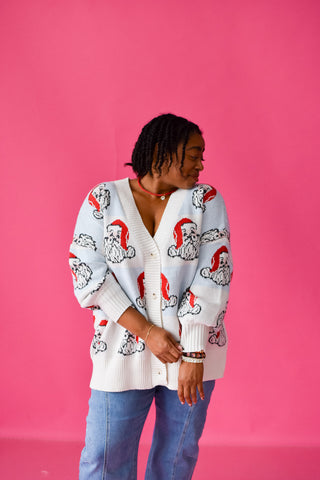 Santa Oversized Cardigan - RESTOCK