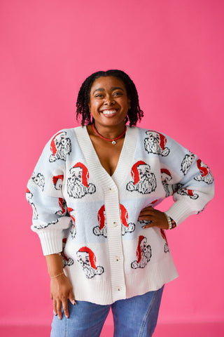 Santa Oversized Cardigan - RESTOCK