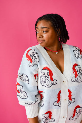Santa Oversized Cardigan - RESTOCK