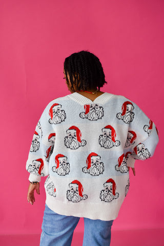 Santa Oversized Cardigan - RESTOCK