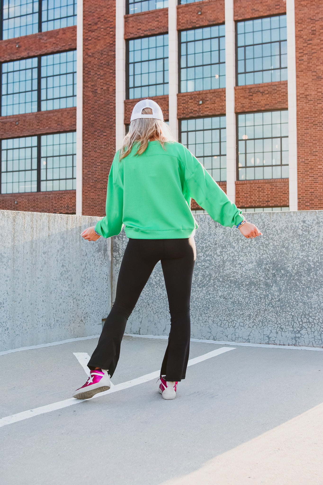Leonora Sweatshirt in Green