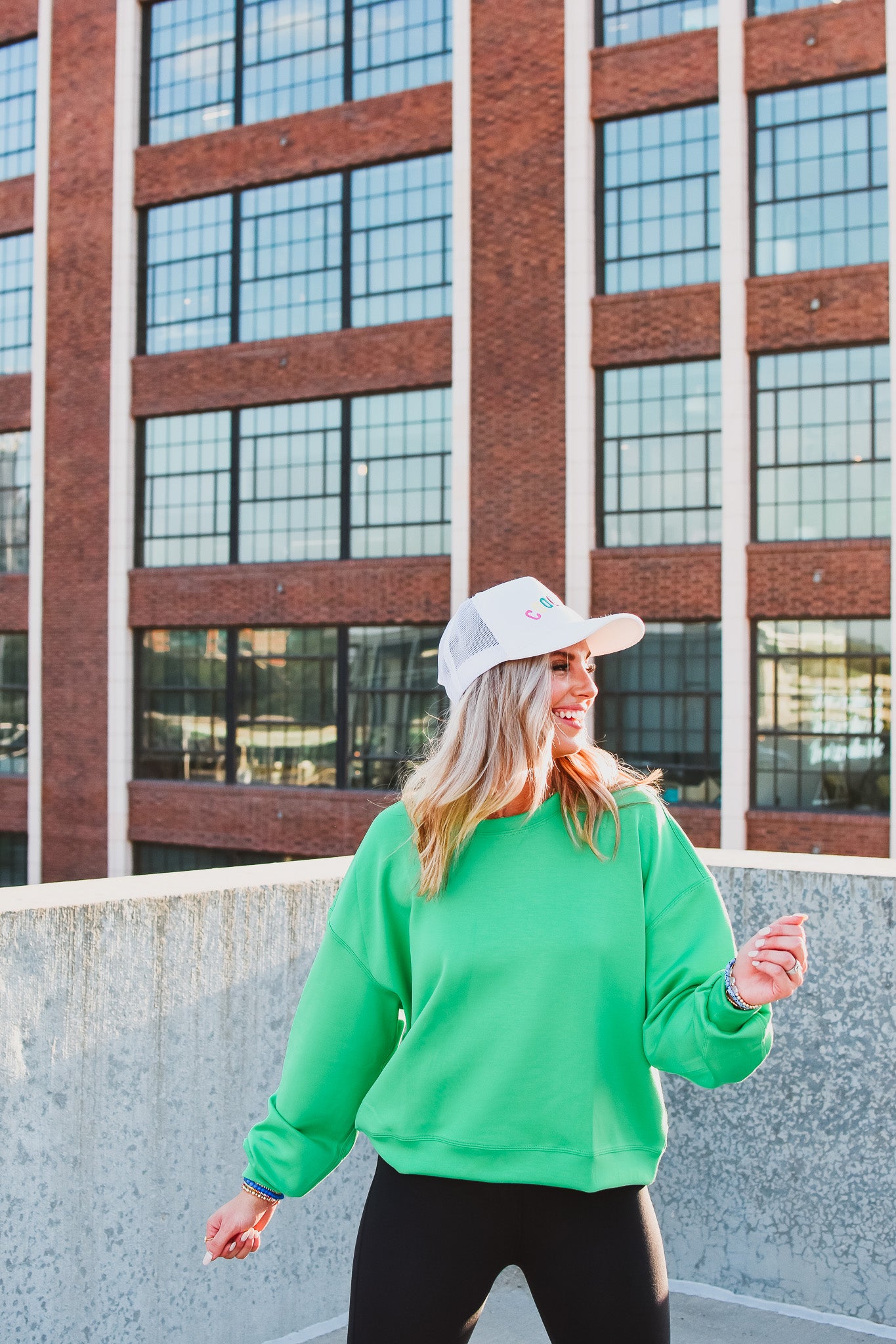 Leonora Sweatshirt in Green