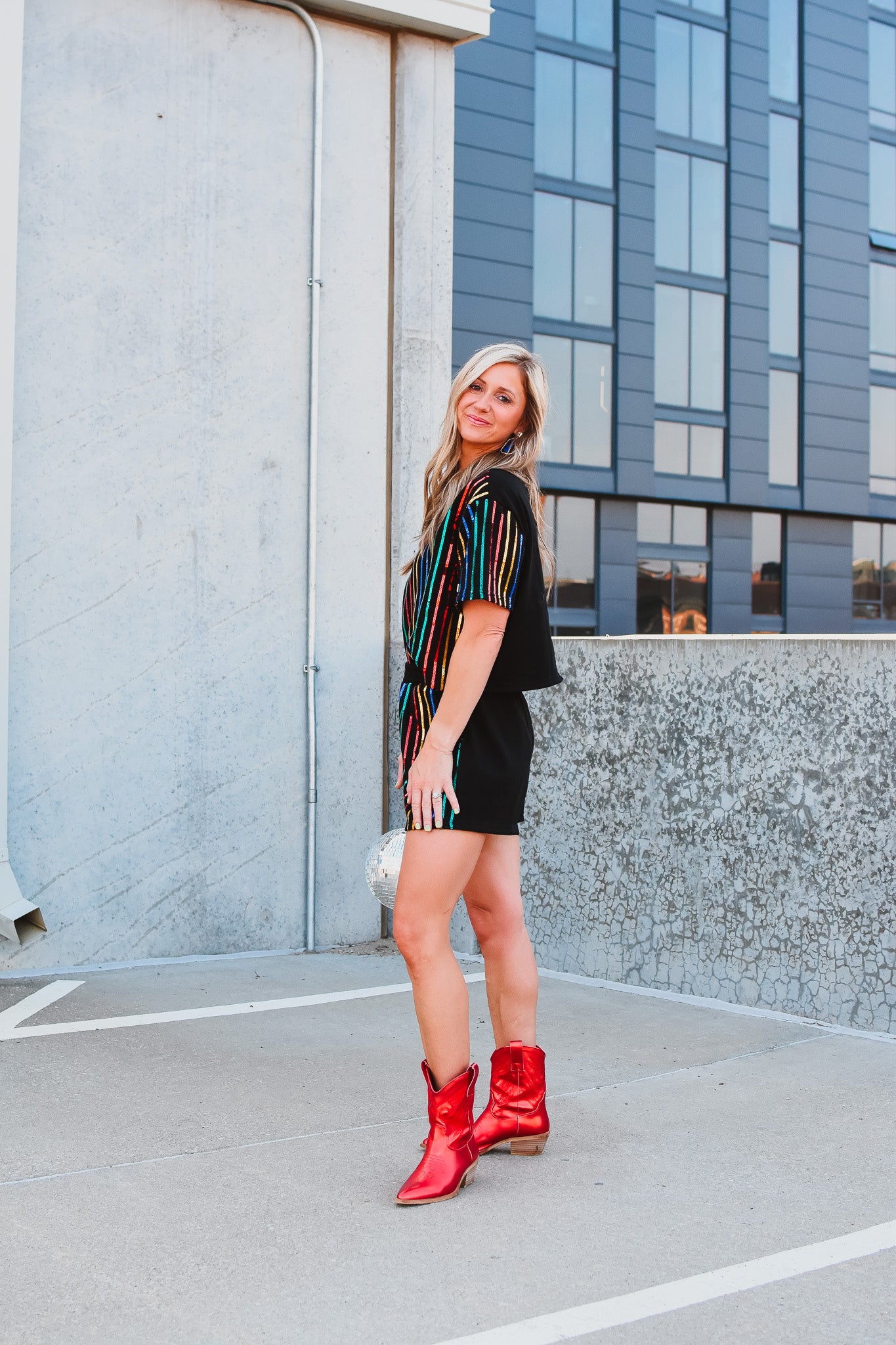 Inez Sequin Shorts