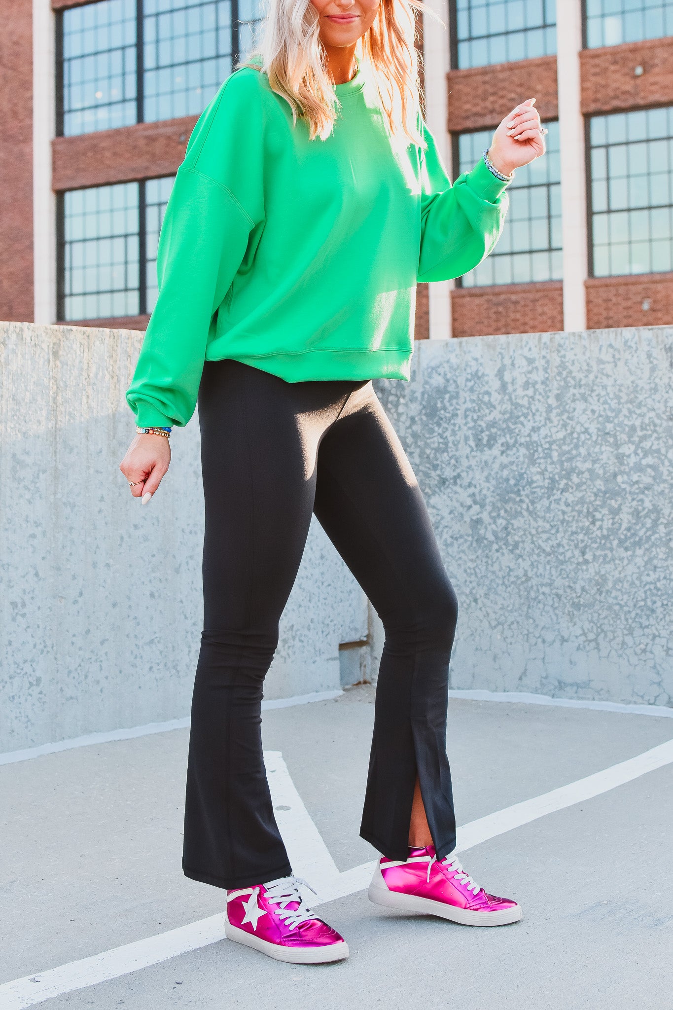 Cayden Side Split Hem Leggings