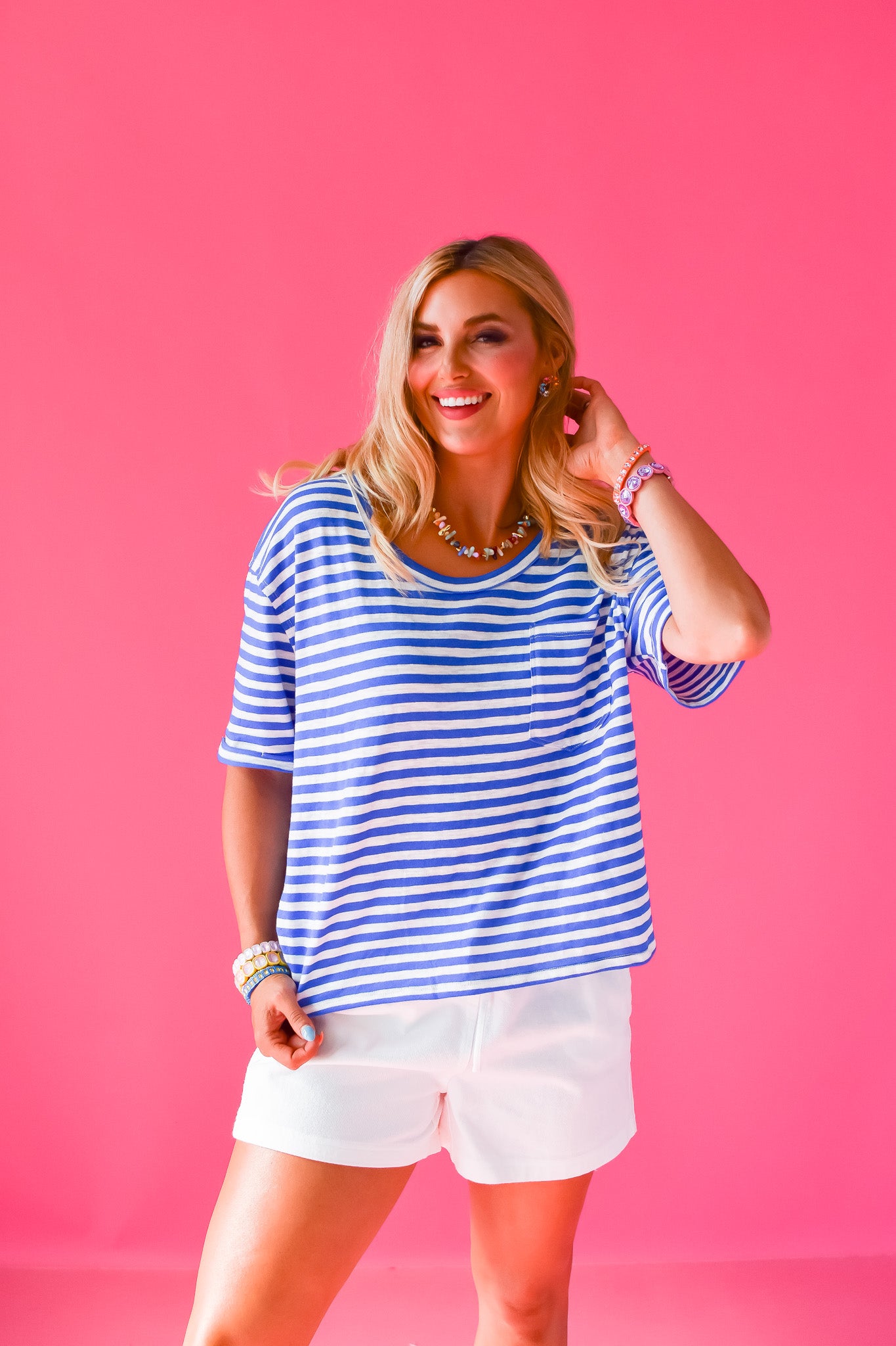 Theresa Stripe Tee