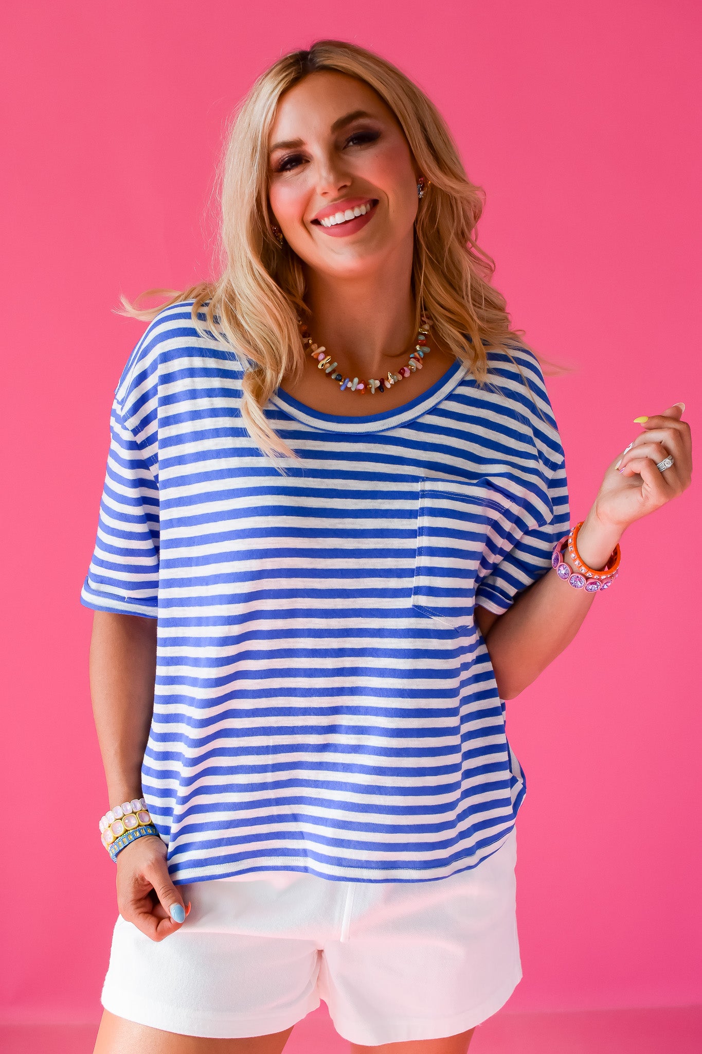 Theresa Stripe Tee
