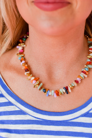 Happy Little Things Beaded Necklace