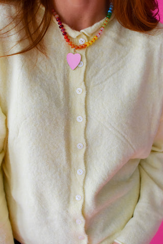 Piper Cardigan in Butter Yellow RESTOCK