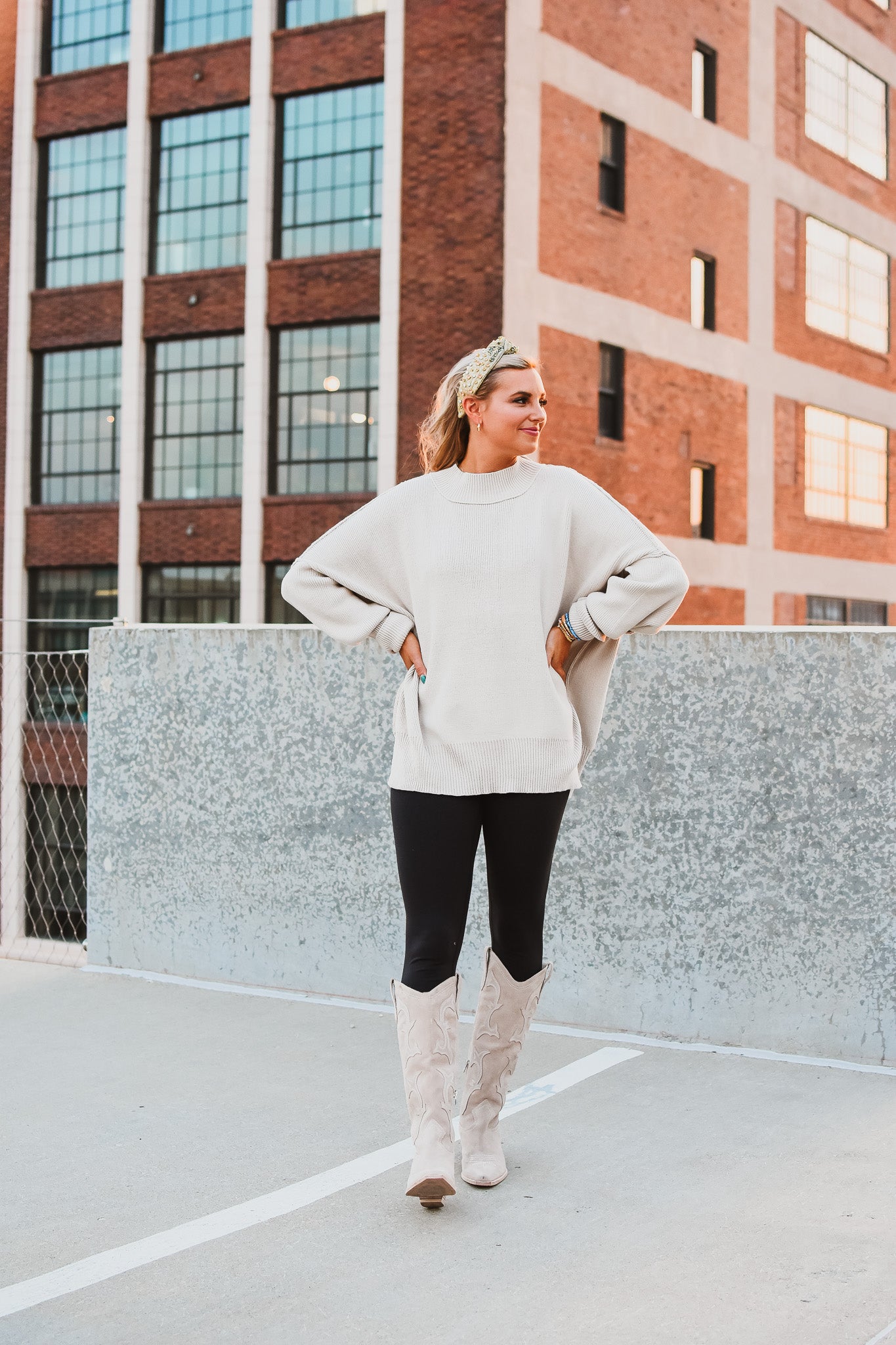Bradie Sweater in Bone