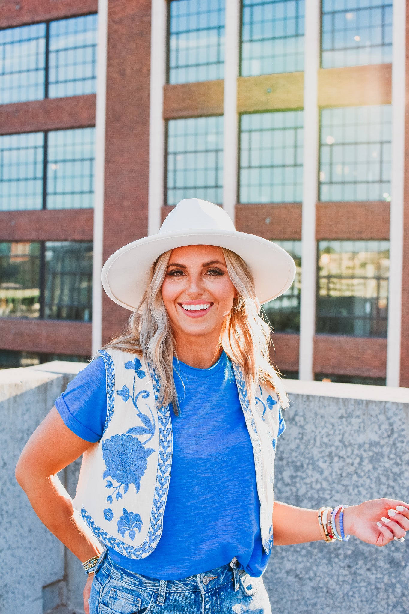 Nina Floral Vest