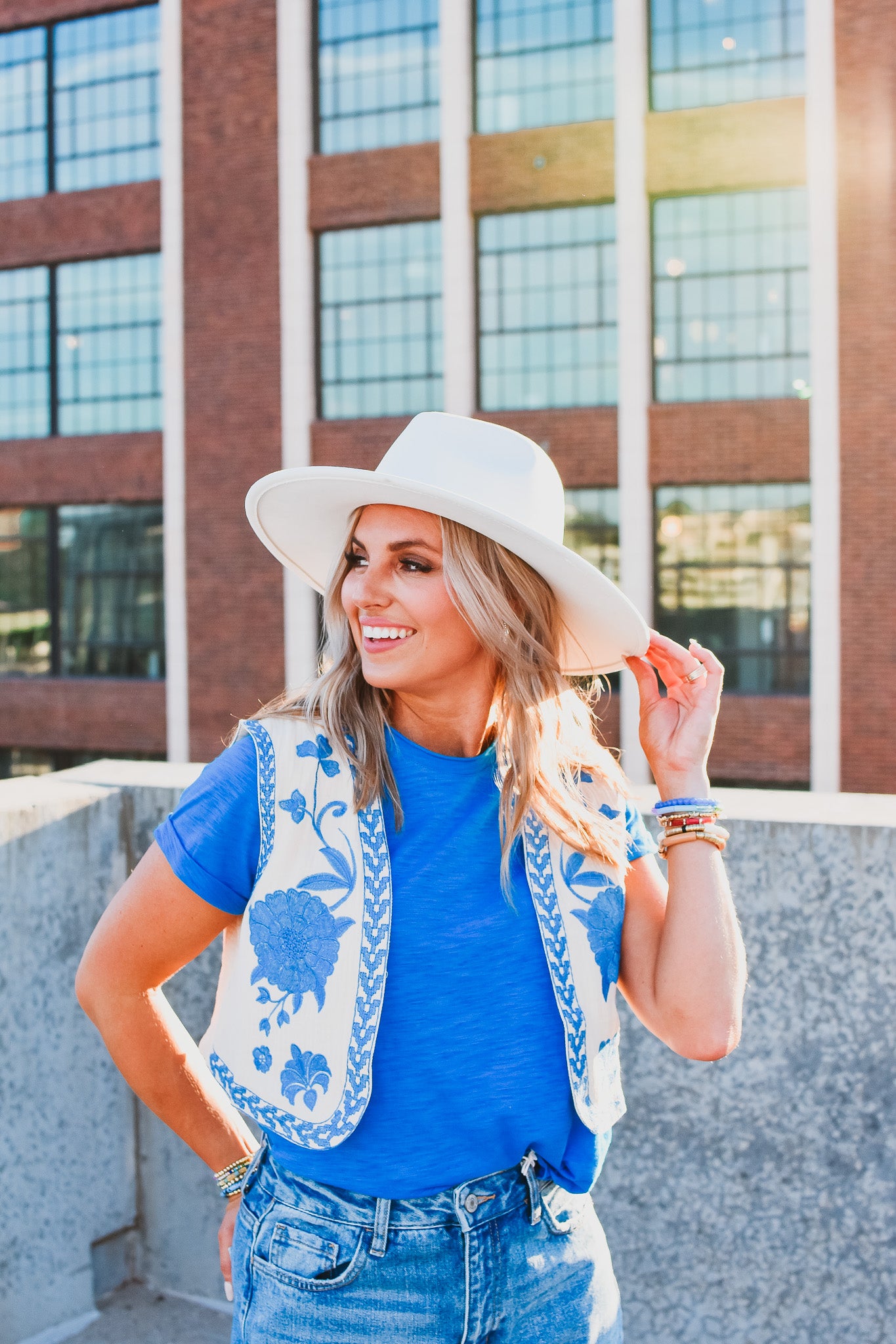Nina Floral Vest