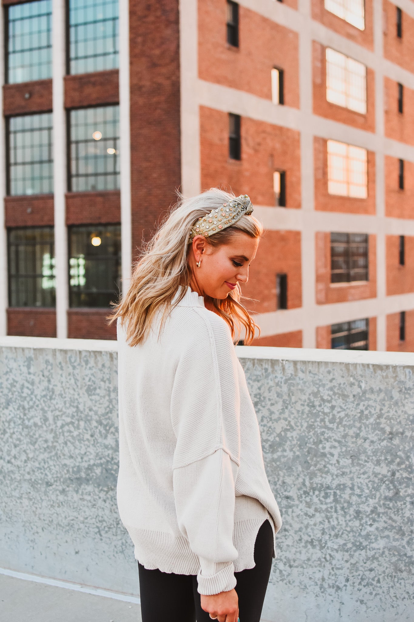 Bradie Sweater in Bone