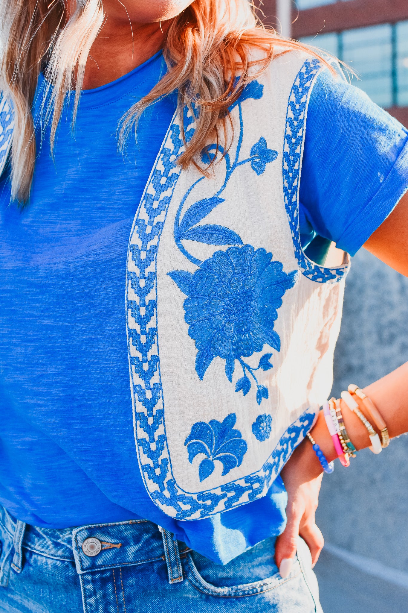 Nina Floral Vest