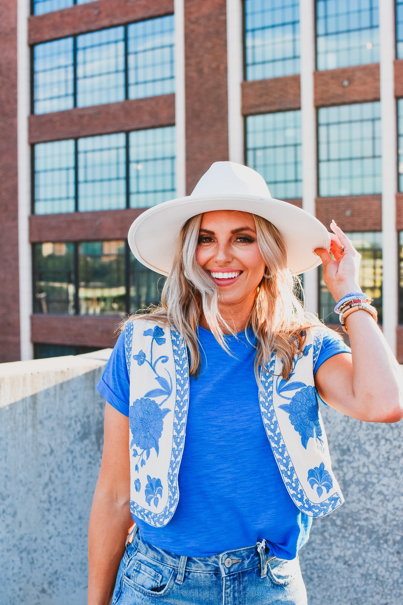 Nina Floral Vest