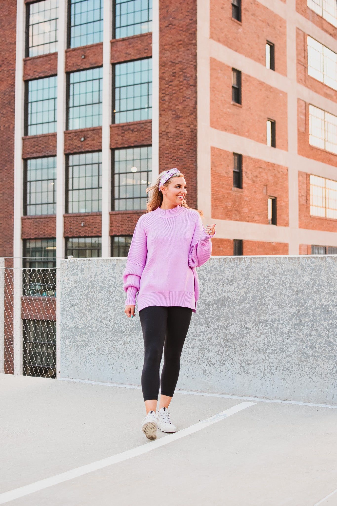 Bradie Sweater in Lavender
